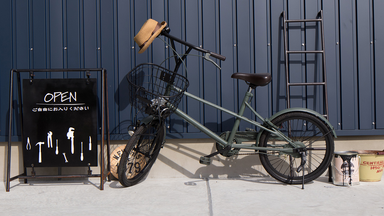 友安製作所 Diyレシピ 自転車をペンキでリメイク インテリア エクステリア専門店 友安製作所