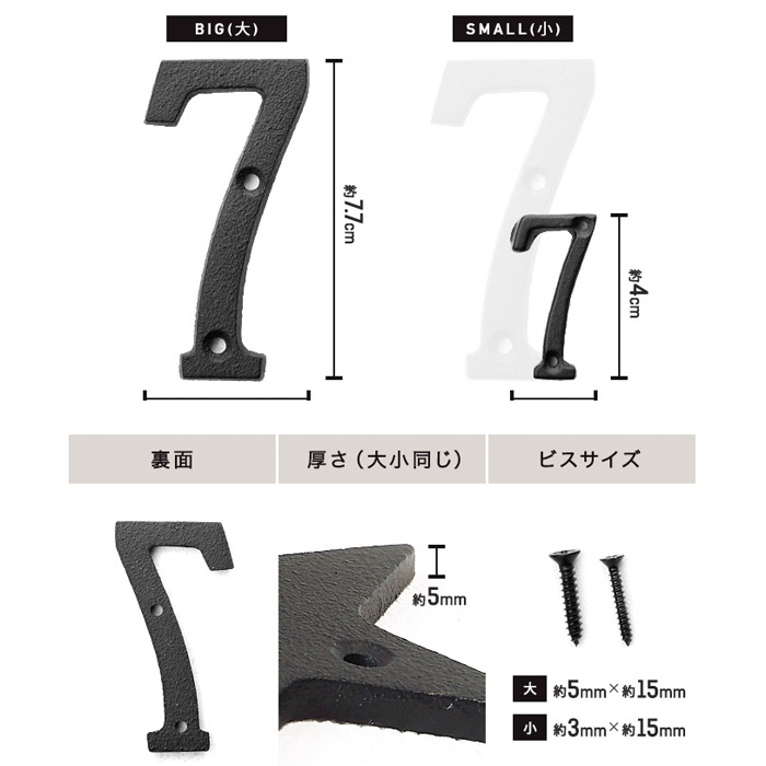 アイアンアルファベット 数記号