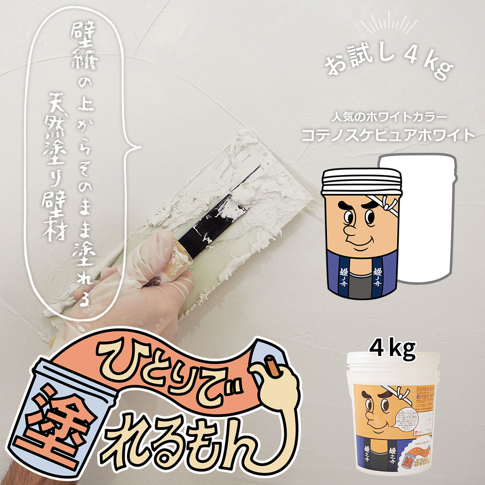 塗り壁DIY ひとりで塗れるもん