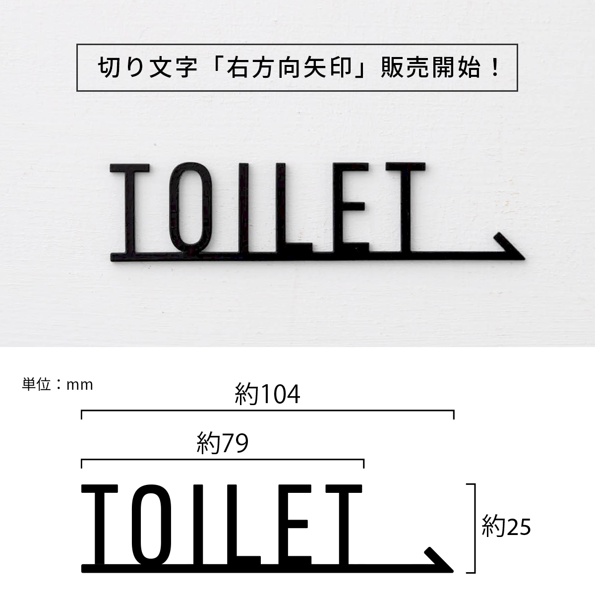 真鍮サイン・ネーム・ドアプレート TOILET TEKKI CRAFT・テッキクラフト