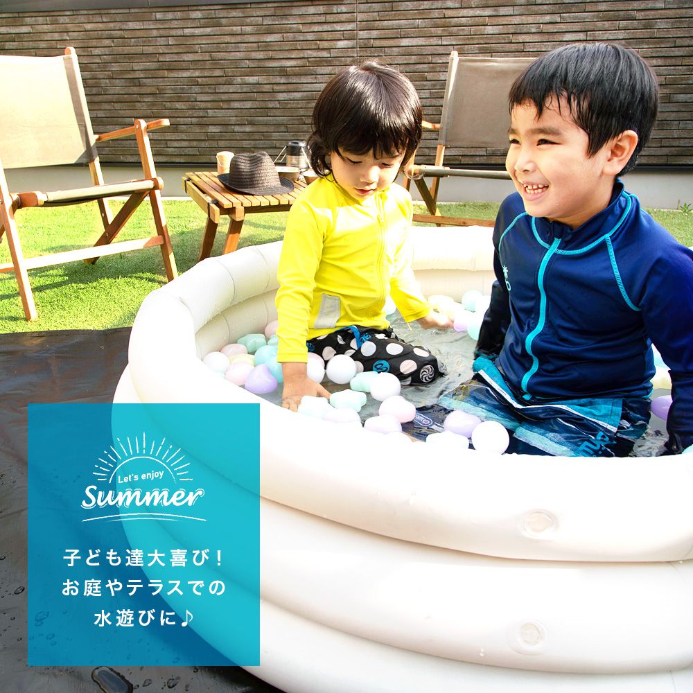 子ども大喜び！お庭やテラスでの水遊びにおすすめのビニールプール