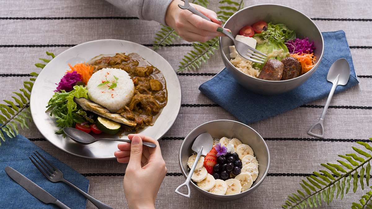 Vintage Dining ステンレスプレート