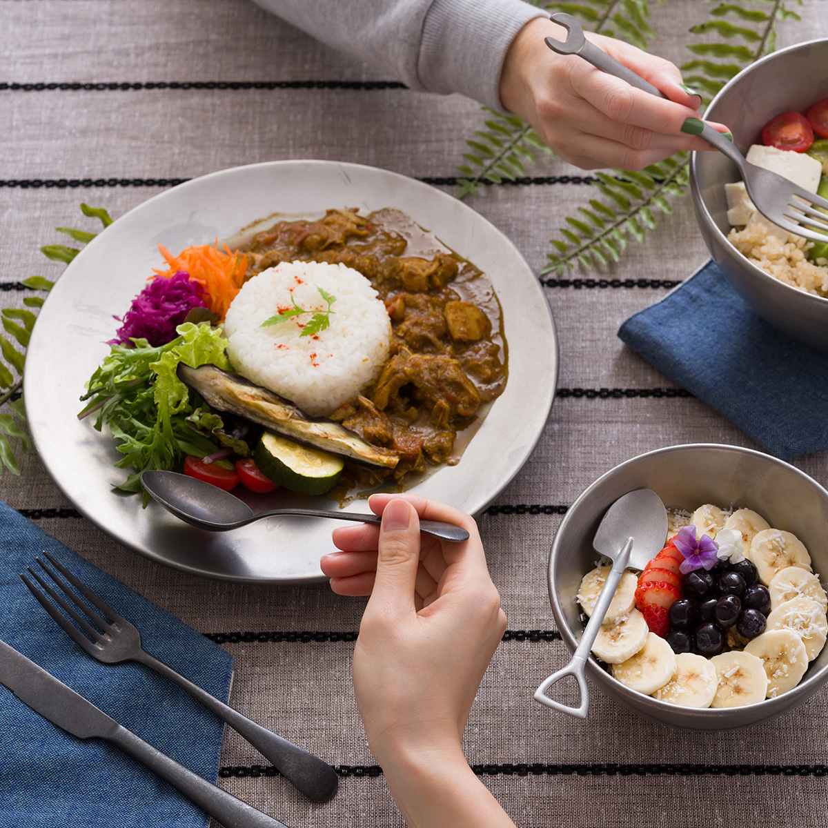 Vintage Dining ステンレスプレートステンレスプレート