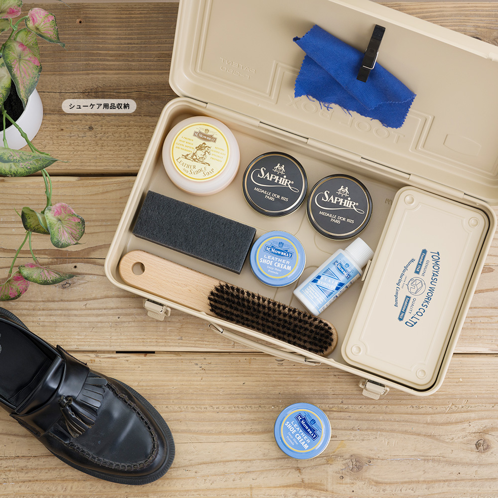 工具箱 ツールボックス 友安製作所別注 トランク型スチール工具箱 東洋スチール