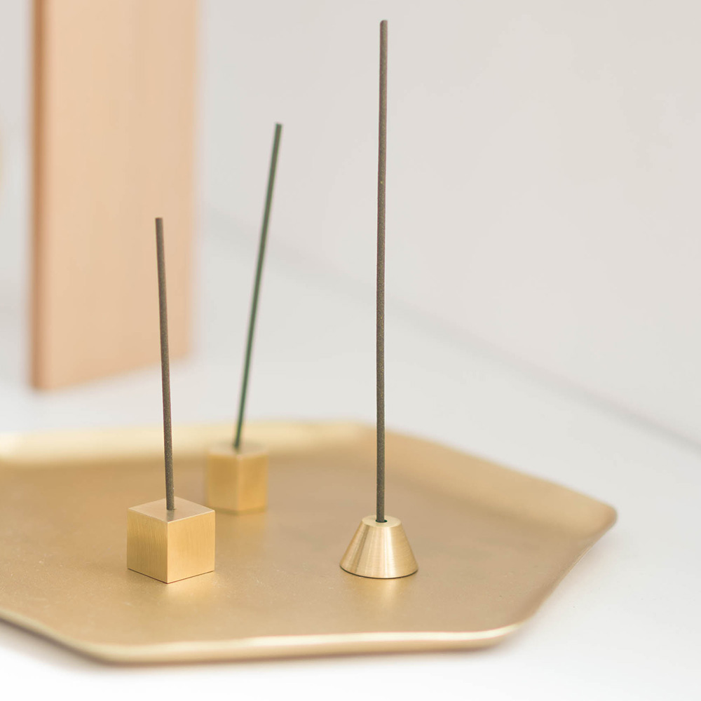 ミニマムインセンススタンド muku 真鍮 by TOMOYASU S.S.(バイトモヤスセイサクショ)