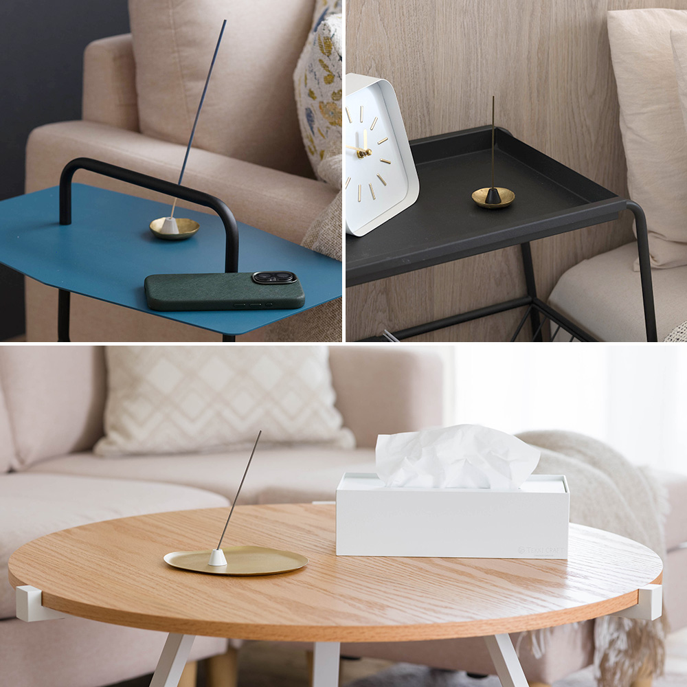 ミニマムインセンススタンド muku アイアン by TOMOYASU S.S.(バイトモヤスセイサクショ)