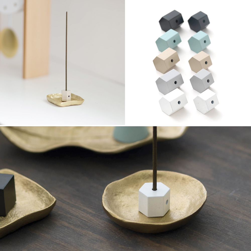 ミニマムインセンススタンド muku アイアン by TOMOYASU S.S.(バイトモヤスセイサクショ)