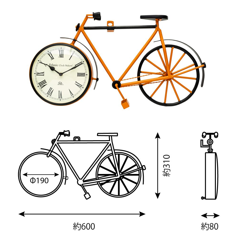 壁掛け時計 / Charlie Bike