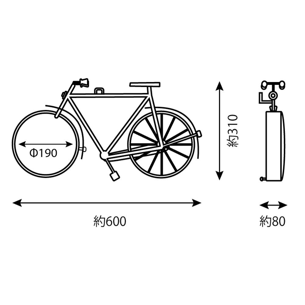 壁掛け時計 / Charlie Bike